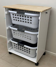 Load image into Gallery viewer, Baskets, Folding, Clothes line, Dryer, laundry, washing, kids, family, hamper, kmart, target, big w